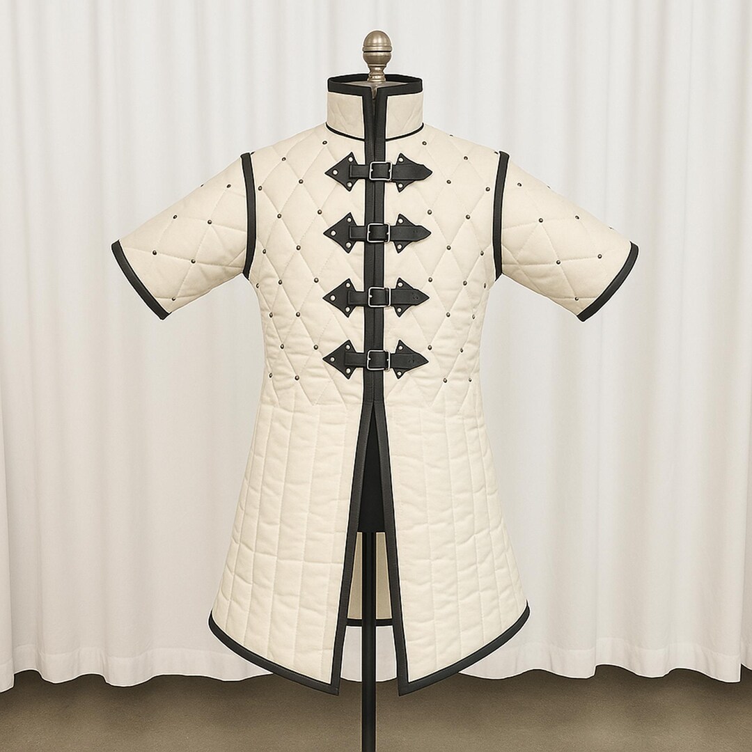 Medieval Quilted Gambeson – Padded Arming Jacket for LARP & Ren Faire ...