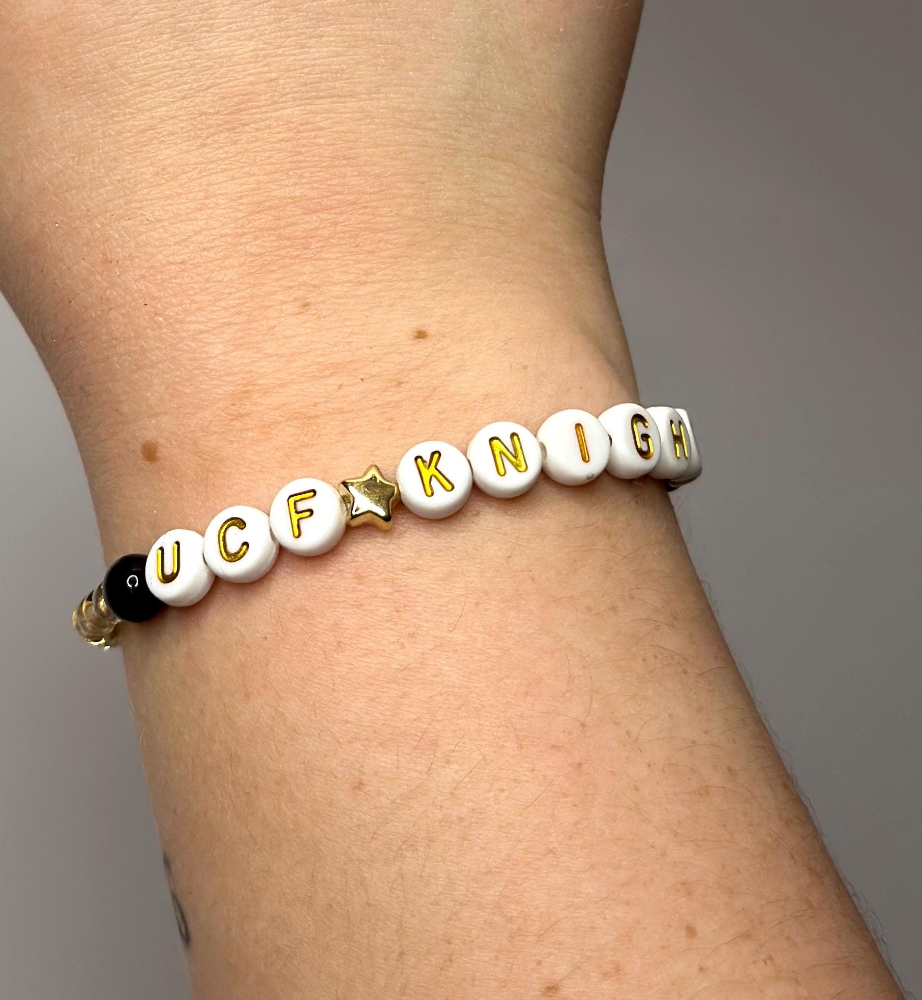 From The Heart UCF Knights Kennedy Bracelet Adjustable Slider