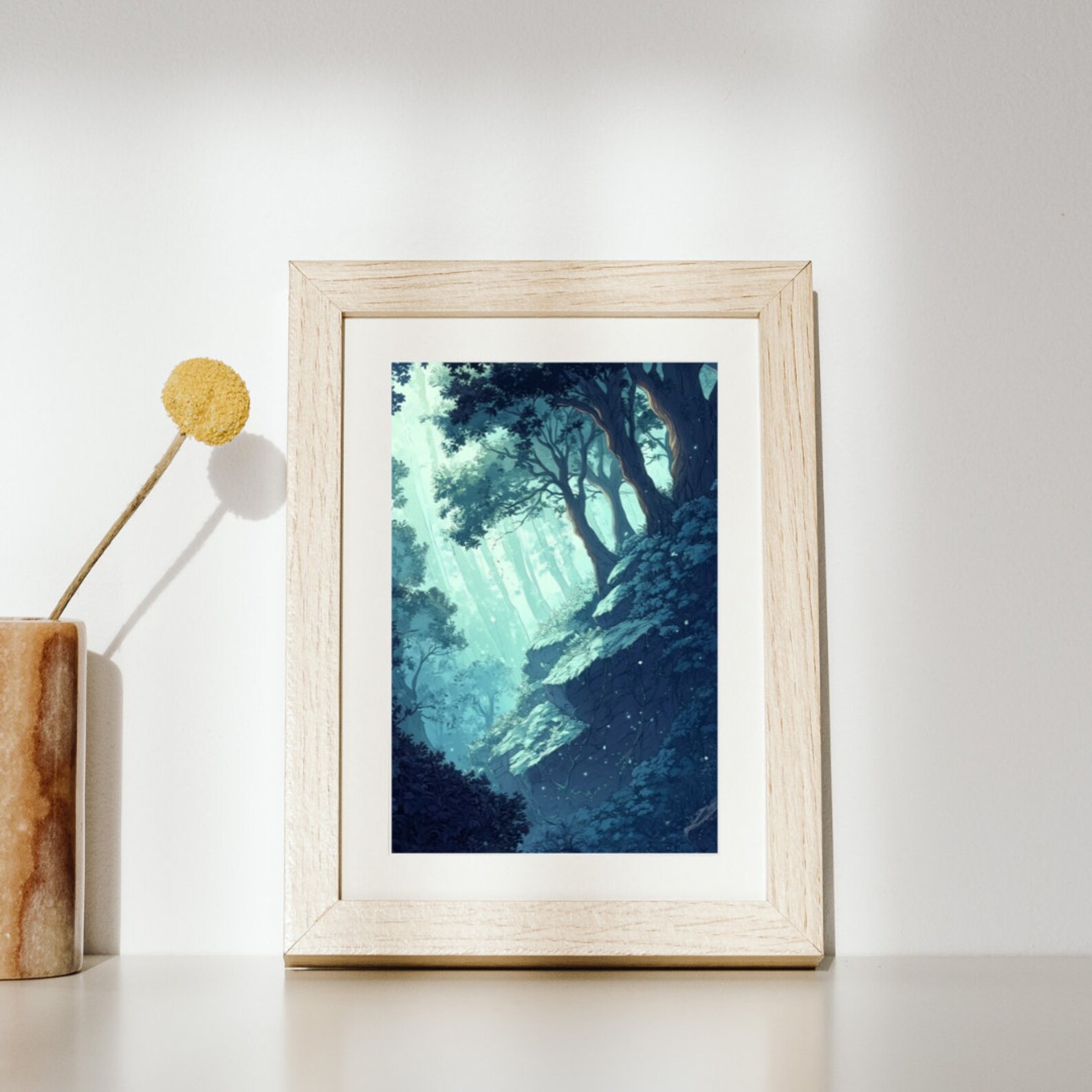 Spirit Forrest Print | Digital Download Wall Art for Home Decor - Etsy