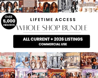 Paquete de más de 5000 pegatinas de planificador digital: GoodNotes, Noteful, PNG (acceso 2026)