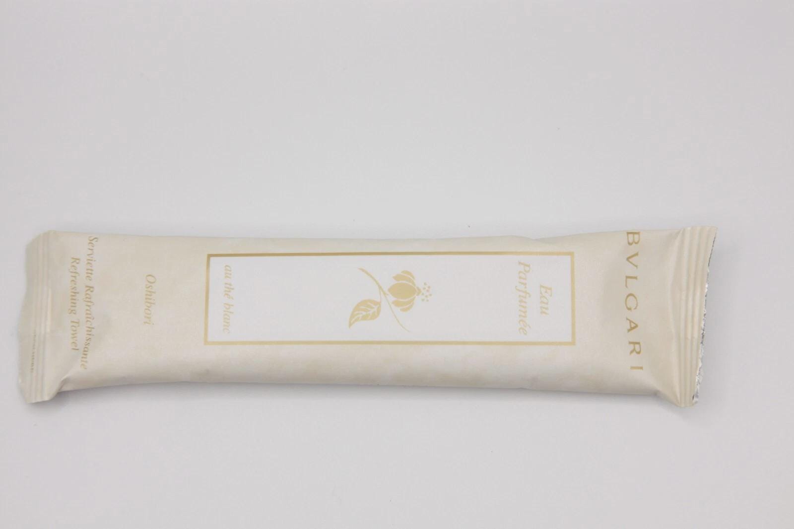 BVLGARI Pack of 20 NEW Au Thé Blanc (white Tea) 12g Oshibori