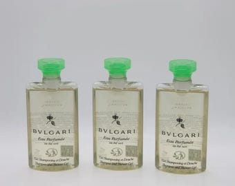 BVLGARI Schampo och Duschgel 3-pack NEW au thé Vert (Grönt te) - 75 ml