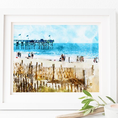 Myrtle Beach Printable Art Myrtle Beach South Carolina South - Etsy