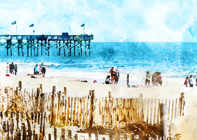 Myrtle Beach Printable Art, Myrtle Beach South Carolina, South Carolina