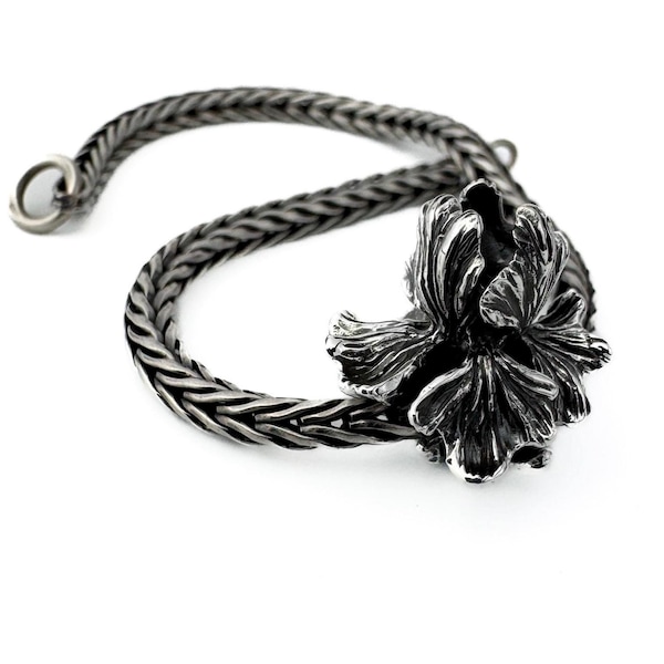 Dije «Iris» para pulseras, cuentas europeas para pulseras, regalo único para ella, pulsera con dije, cuentas Dagaz, cuentas hechas a mano