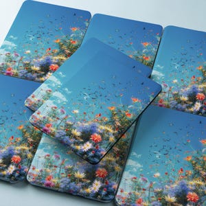Custodia per Kindle/Kobo con fiori colorati, custodia per Paperwhite 12° 7&quot;, custodia per Kobo Clara, custodia per Kindle Paperwhite 11° 6,8&quot;/10° 6&quot;, Kindle Fire HD/Oasis