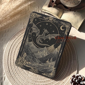 Dragon Kindle Hülle, abnehmbare magnetische Kindle Hülle, Kobo Hülle, Paperwhite Hülle (12. Generation, 7 Zoll), Paperwhite Hülle (11. Generation, 6,8 Zoll), Kindle transparente Rückseite, Colorsoft Bild 4