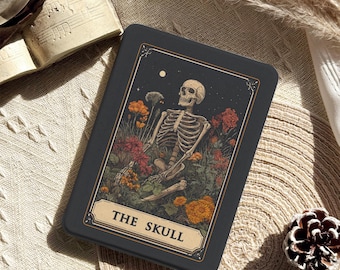Skull Kindle Case, Detachable Magnetic Case, Kindle Paperwhite 11th 6.8, Paperwhite Case 12th, Kindle 11th Gen, Kindle Clear Back, Kobo Case