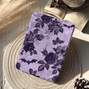 Custodia viola per Kindle, custodia magnetica staccabile, Kindle Paperwhite 11° 6.8", custodia Paperwhite 12°, Kindle 11° 6", retro trasparente per Kindle, custodia per Kobo