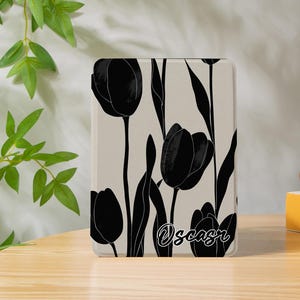 Custodia Black Tulip per Kindle Paperwhite 12° 7&quot;, custodia per Paperwhite 11° 6,8&quot;/10° 6&quot;, retro magnetico per Kindle, Kindle Fire HD/Colorsoft, custodia per Kobo Clara