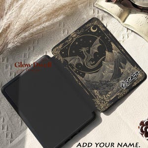 Dragon Kindle Hülle, abnehmbare magnetische Kindle Hülle, Kobo Hülle, Paperwhite Hülle (12. Generation, 7 Zoll), Paperwhite Hülle (11. Generation, 6,8 Zoll), Kindle transparente Rückseite, Colorsoft Bild 5