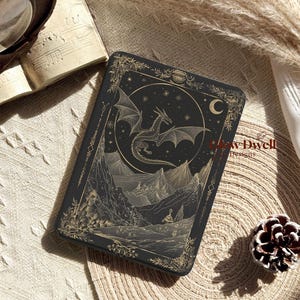 Dragon Kindle Hülle, abnehmbare magnetische Kindle Hülle, Kobo Hülle, Paperwhite Hülle (12. Generation, 7 Zoll), Paperwhite Hülle (11. Generation, 6,8 Zoll), Kindle transparente Rückseite, Colorsoft Bild 3