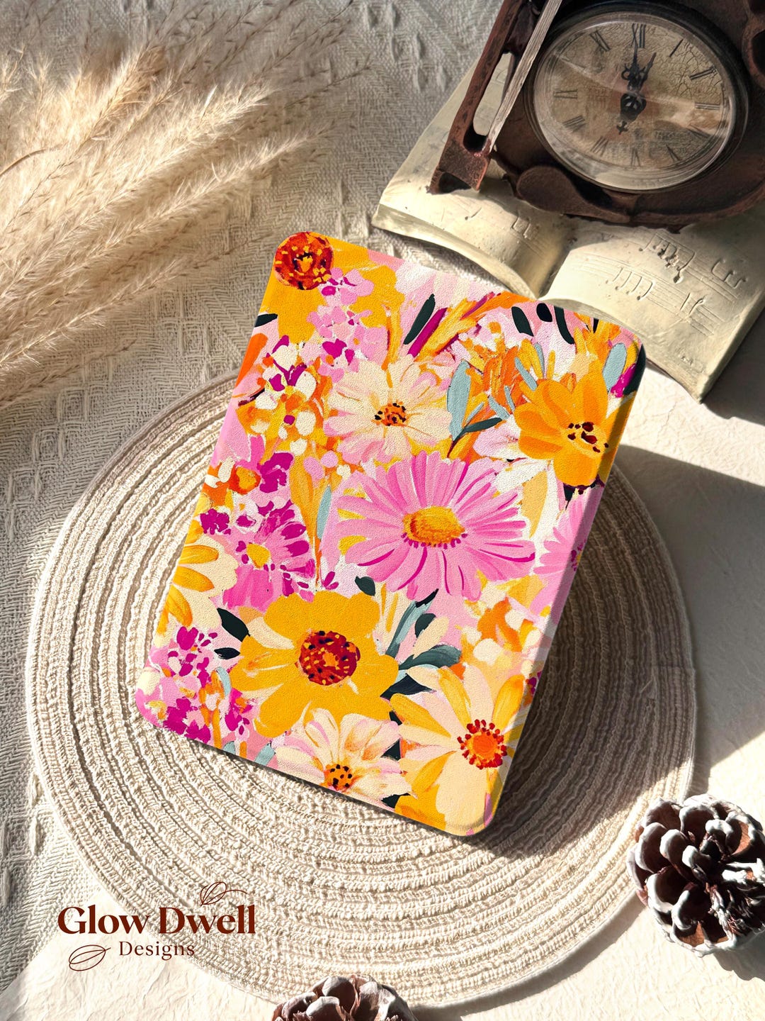 Colorful Spring Kindle Case Paperwhite Case 12th 7" Detachable Magnetic ...