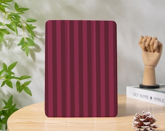 Retro Stripes iPad case with Pencil Holder, iPad Air case, iPad Pro 13 12.9 11, iPad Mini 4/5/6/7, Air 6/7, iPad 10.9 Cover iPad 9/10/11 Gen