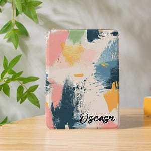 Étui couleur artistique pour Kindle Paperwhite 12 pouces 7 pouces, couverture Paperwhite 11 pouces 6,8 pouces/10 pouces 6 pouces, dos magnétique pour Kindle, Kindle Fire/Colorsoft, étui Kobo Clara