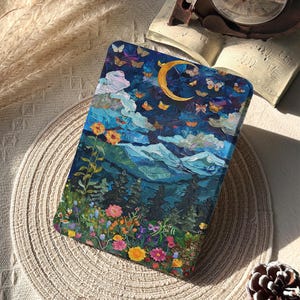 Ölgemälde Kindle Hülle, Abnehmbare Magnetische, Kindle Paperwhite 11th 6.8, Paperwhite Case 12th, Kindle 11th, Kindle Clear Back, Kobo Hülle