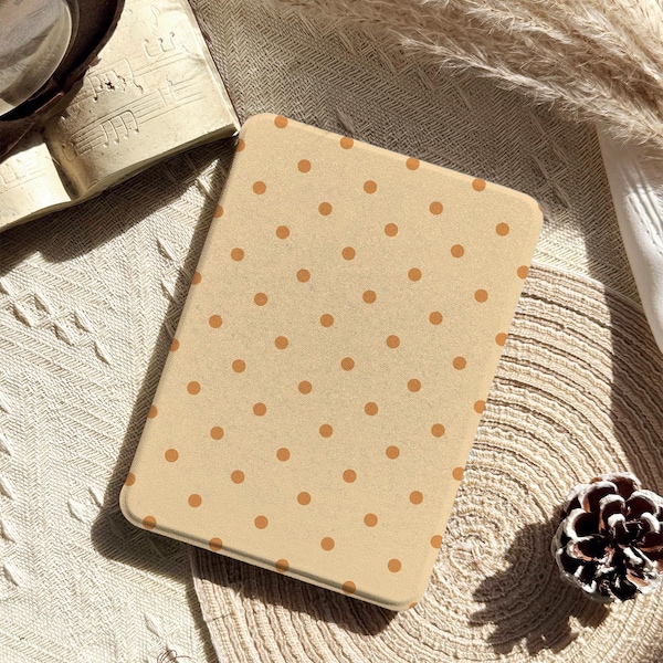 Dots Kindle Case, Detachable Magnetic Kindle Case,Kobo Case, Paperwhite case 12th 7", Colorsoft, Paperwhite 11th 6.8", Kindle clear back
