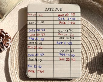 Date Due Kindle Case, Detachable Magnetic Kindle Case,Kobo Case, Paperwhite case 12th 7", Colorsoft, Paperwhite 11th 6.8", Kindle Clear back