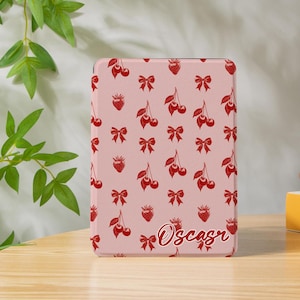 Étui pour Kindle Paperwhite 12 pouces (7 pouces) fraise, couverture Paperwhite 11 pouces 6,8 pouces, Kindle 2024 Colorsoft, Kindle 10 pouces 6 pouces, Kindle Fire, étui Kobo Clara