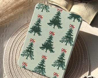 Christmas Kindle Case, Detachable Magnetic Case, Kindle Paperwhite 11th 6.8, Paperwhite Case 12th, Kindle 11th, Kindle Clear Back, Kobo Case
