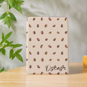Custodia Coffee Beans per Kindle Paperwhite 12° 7&quot;, custodia Paperwhite 11° 6,8&quot;/10° 6&quot;, retro magnetico per Kindle, Kindle Fire HD/Colorsoft, custodia per Kobo Clara