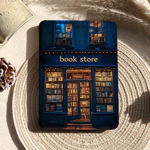 Bookshop Kindle Case, Detachable Magnetic Kindle Case, Kobo Case, Paperwhite case 12th 7, Colorsoft, Paperwhite 11th 6.8", Kindle clear back