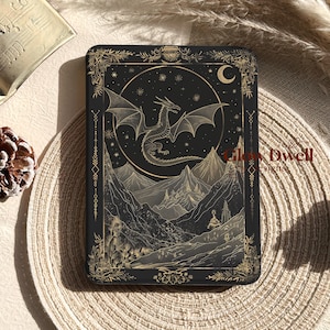 Dragon Kindle Hülle, abnehmbare magnetische Kindle Hülle, Kobo Hülle, Paperwhite Hülle (12. Generation, 7 Zoll), Paperwhite Hülle (11. Generation, 6,8 Zoll), Kindle transparente Rückseite, Colorsoft Bild 1
