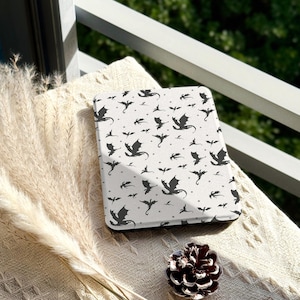 Dragon Kindle Paperwhite-hoes, Kobo-hoes, Paperwhite-hoes 12e 7", Colorsoft, Paperwhite 11e 6,8", Kindle doorzichtige achterkant, Afneembaar magnetisch