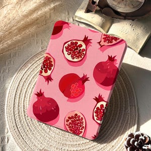 Funda para Kindle Pomegranate, funda magnética desmontable, funda para Kobo, funda para Paperwhite 12.º (7"), Colorsoft, funda para Paperwhite 11.º (6.8"), funda para Kindle con parte trasera transparente.