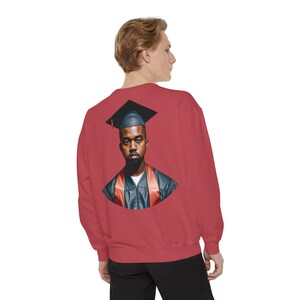 Graduation Tribute Sweatshirt - Kanye West, High Quality Crew, DOUBLE SIDED image 2