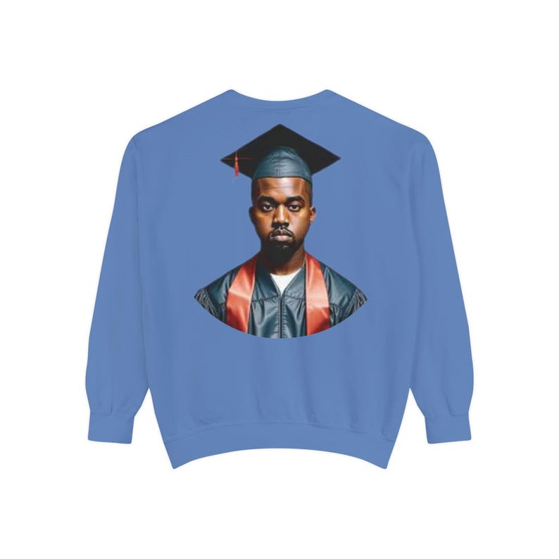Graduation Tribute Sweatshirt - Kanye West, High Quality Crew, DOUBLE SIDED image 9