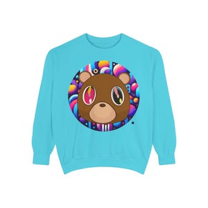 Graduation Tribute Sweatshirt - Kanye West, High Quality Crew, DOUBLE SIDED image 1