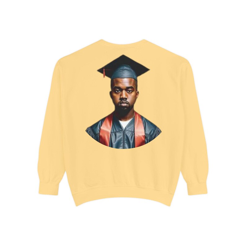 Graduation Tribute Sweatshirt - Kanye West, High Quality Crew, DOUBLE SIDED image 4