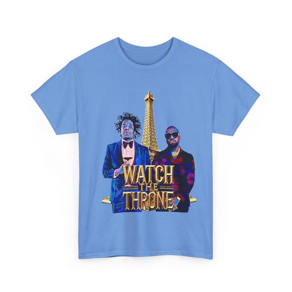 Watch the Throne Tee, Jay-z & Kanye West - Etsy