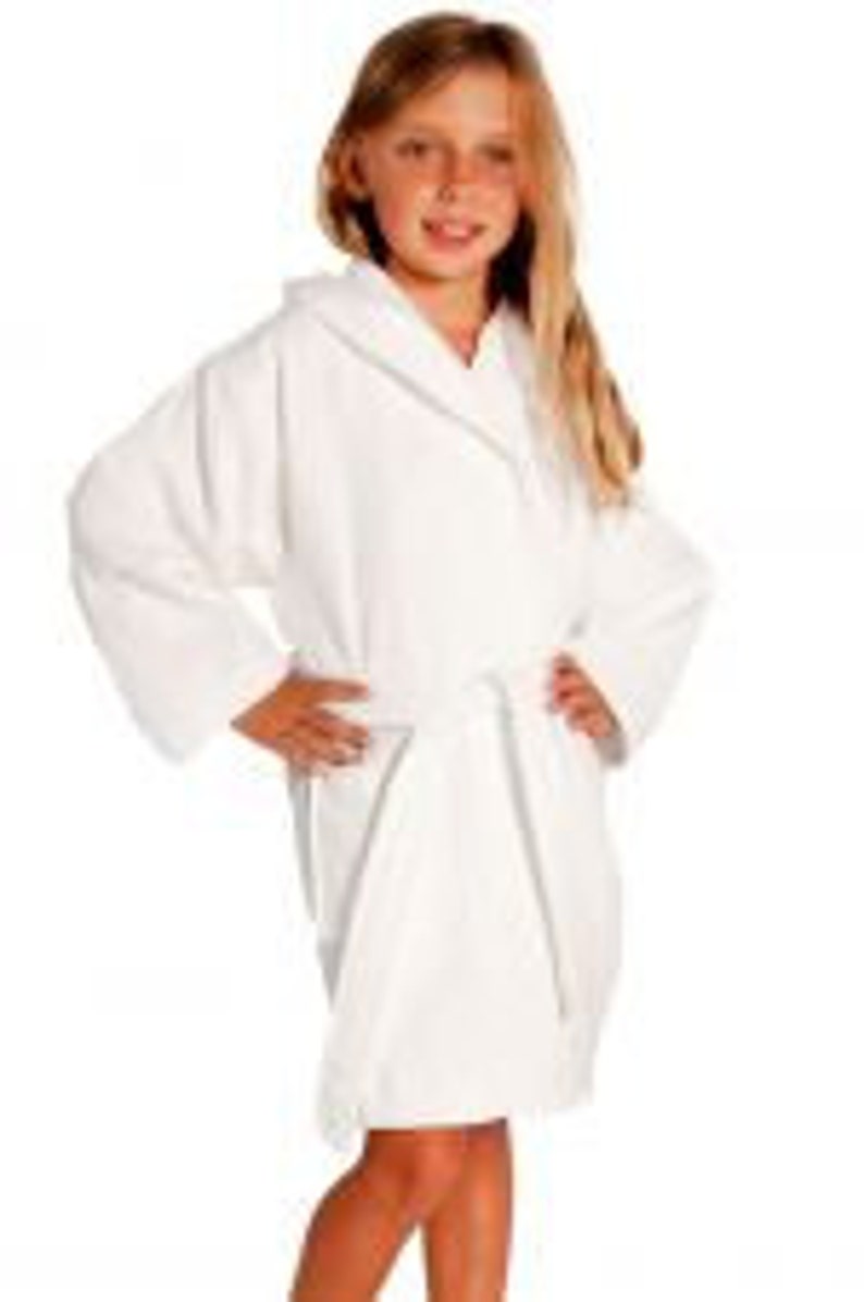 Unicorn Robe Girls Robe Terry Cloth Hooded Bathrobes Etsy
