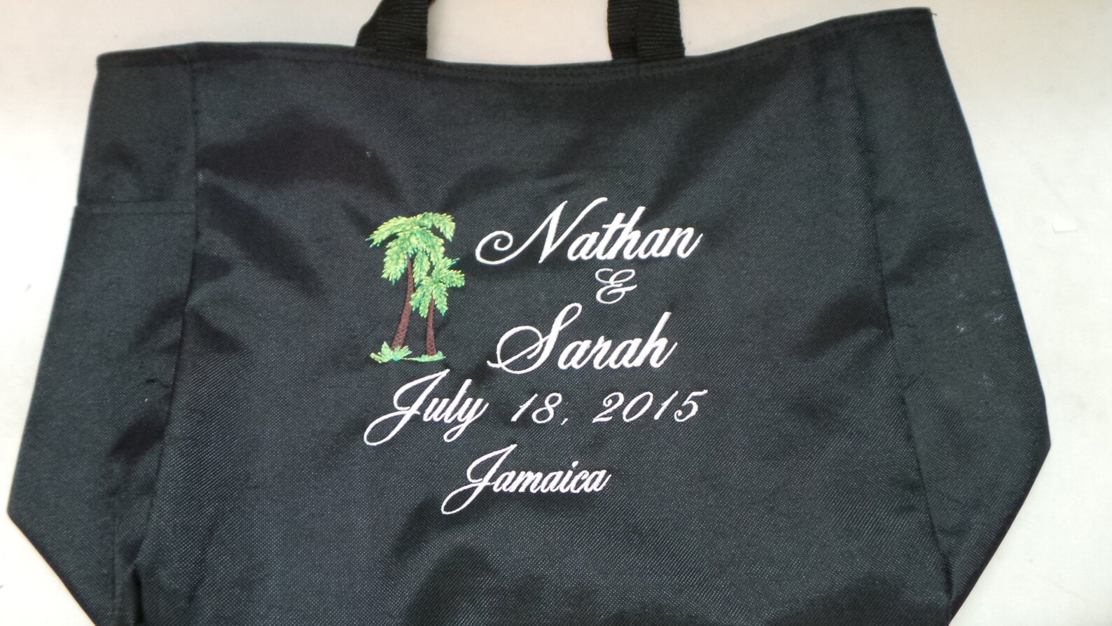 Wedding Beach Towels 2 Personalized Towels with Names Date Etsy