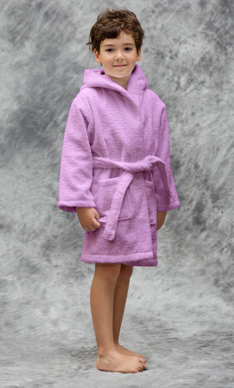 Unicorn Robe Girls Robe Terry Cloth Hooded Bathrobes Etsy