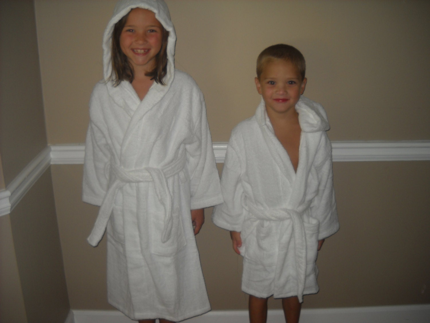 Unicorn Robe Girls Robe Terry Cloth Hooded Bathrobes Etsy