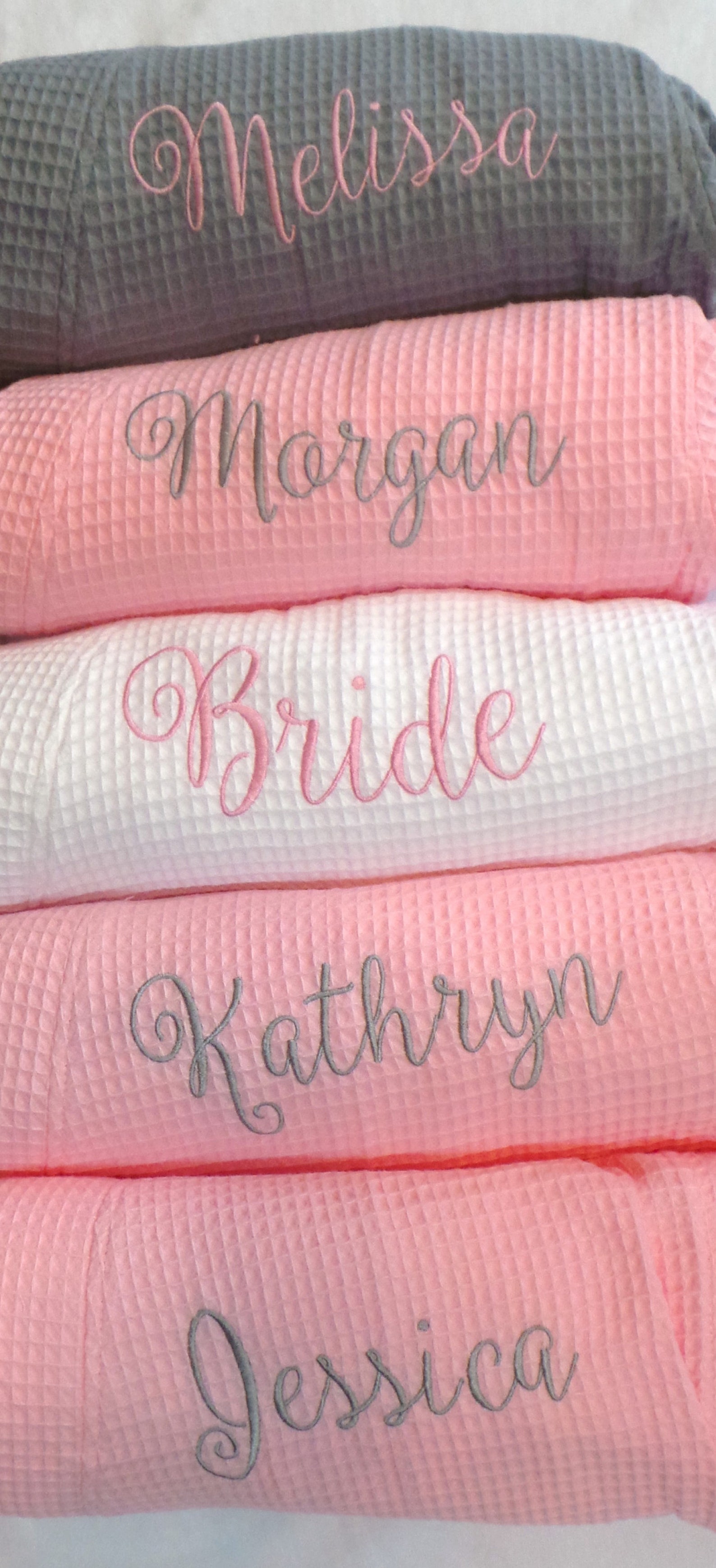 Brides Robe Personalized Monogrammed Robe With Mrs. Name on Etsy
