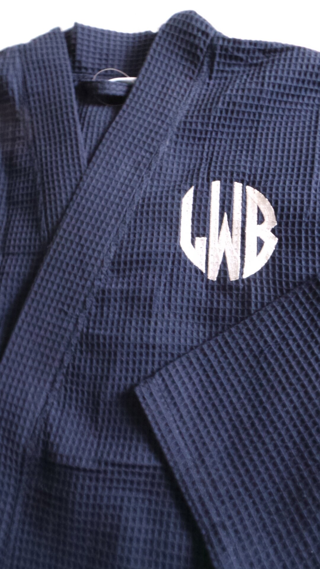 Men's Robe Longer/tall Robes Waffle Weave Robe Embroidered Monogrammed