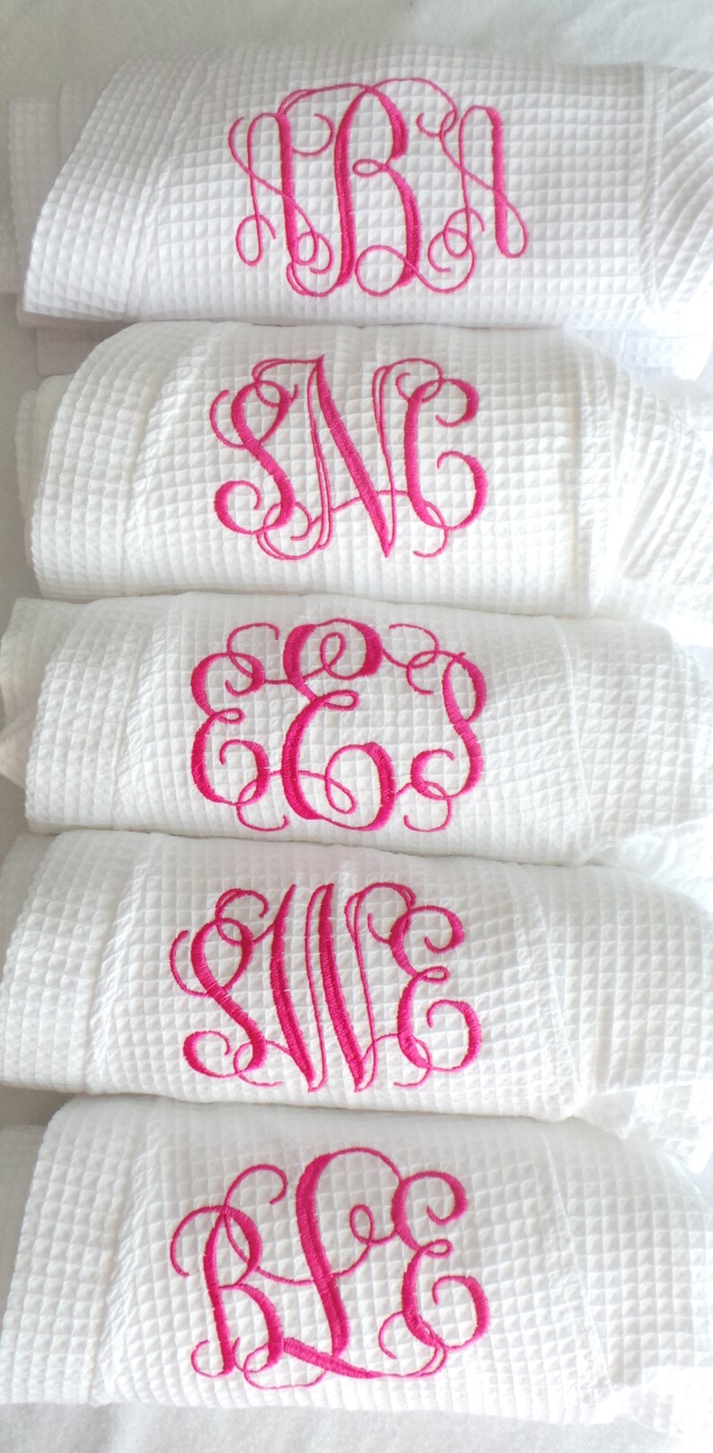 Personalized Robes Monogram robes Names Titles 17 colors. Etsy