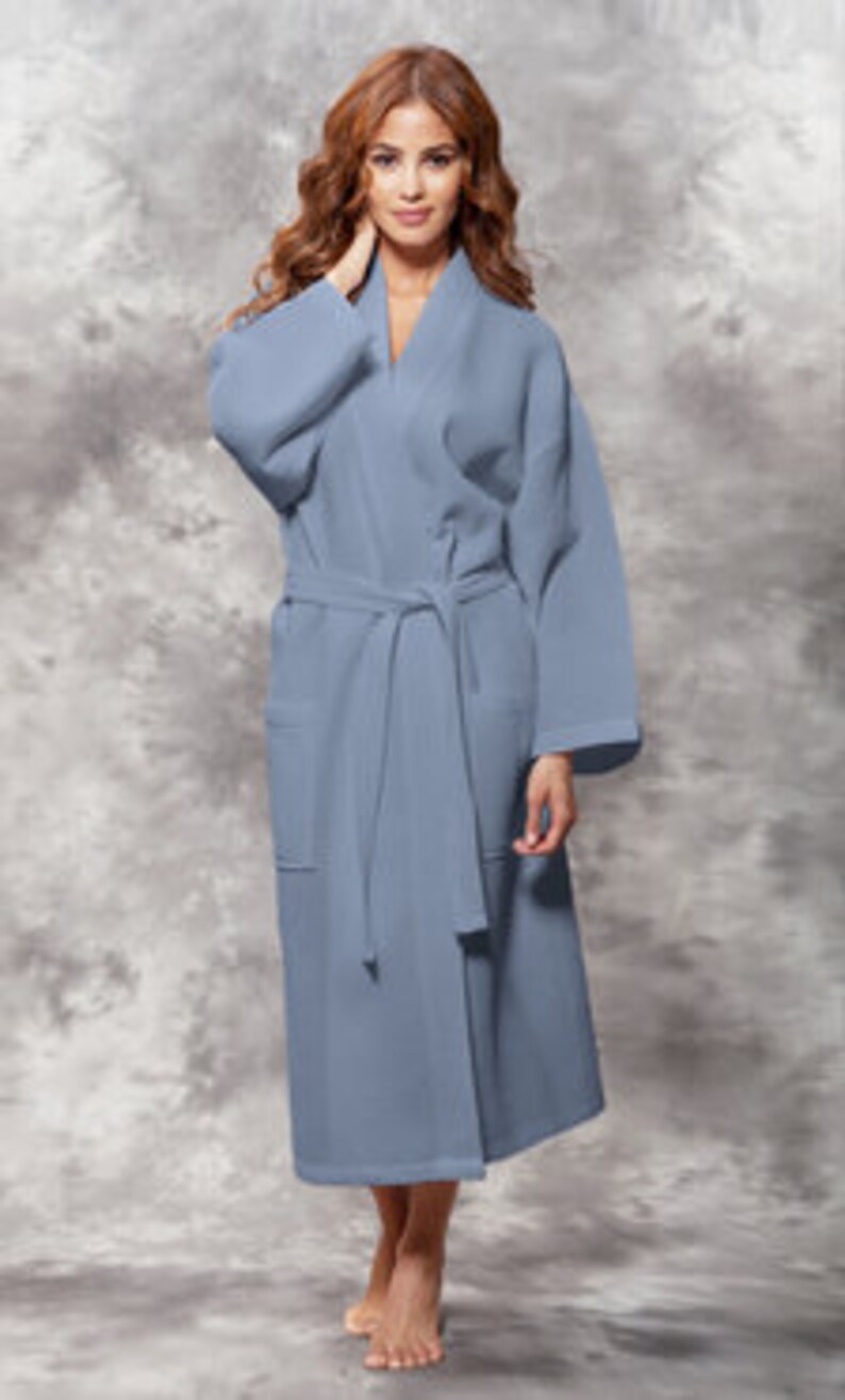 Men's robe Longer/Tall Robes Waffle weave robe Embroidered Etsy Italia