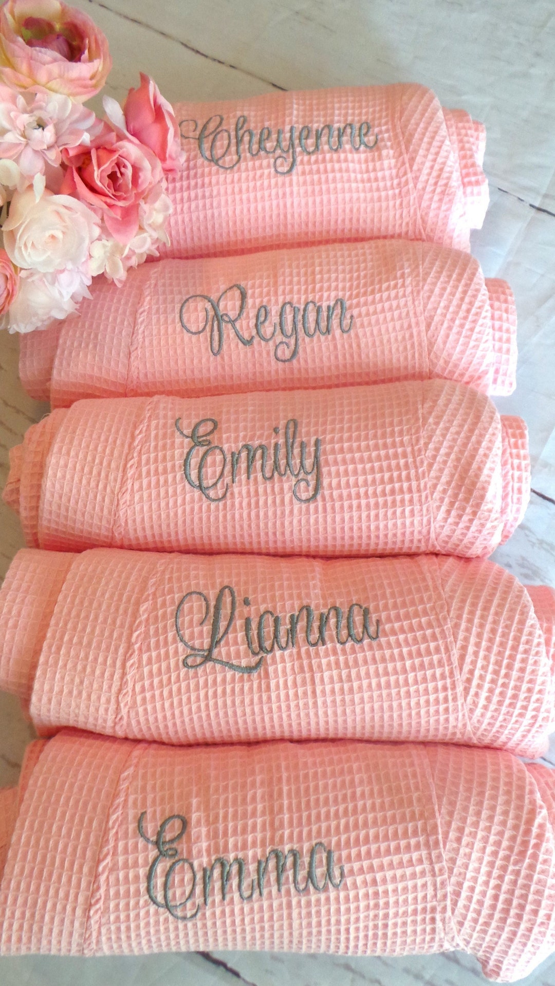 Personalized Robes Monogrammed Robe Wedding Party Robes Etsy
