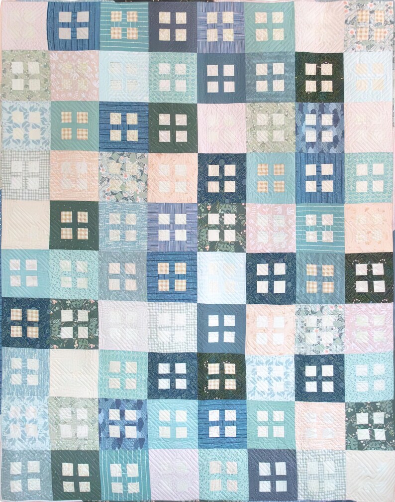 Windowpanes - Fat Quarter Quilt Pattern by Sonder Quilt Studio - PDF ...