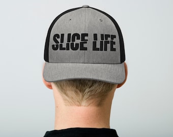 Embroidered Golf Trucker Hat "Slice Life": Funny Golf Gift