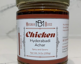 Achar de pollo indio: pollo encurtido picante