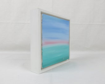 Abstract painting, pastel painting, oil painting, horizon painting, coastal painting