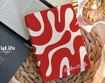 Abstrakcyjne paski, zupełnie nowe etui na Kindle'a 12. 2024, ciepłe etui na Kindle'a Colorsoft Paperwhite 11. 6,8 cala, Kindle Oasis Kobo Cover
