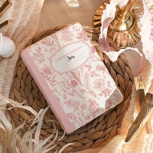 Custodia per Kindle Paperwhite con composizione floreale rosa: custodia personalizzata per eReader, custodia con funzione di attivazione/disattivazione automatica per Paperwhite 11, custodia per Kindle Oasis Kobo