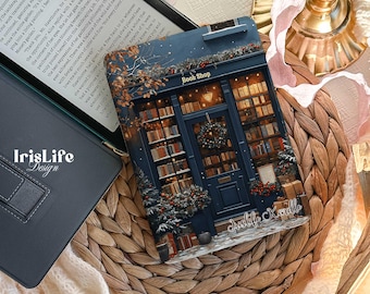 Book Shop All New Kindle 12th 2024 Strap Case, Bookish Kindle Colorsoft Paperwhite 11th 6.8 kindle Oasis Cover gift Kobo Clara Cover, Design